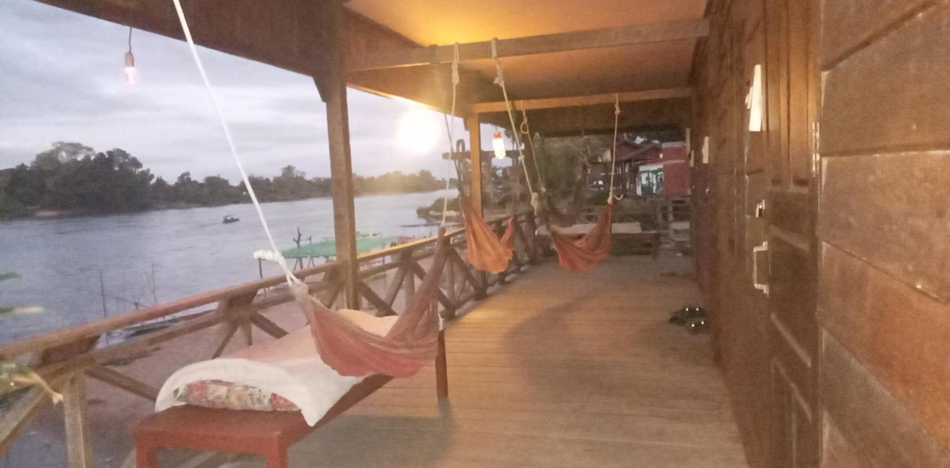 Champa Guesthouse Muang Khong Bagian luar foto