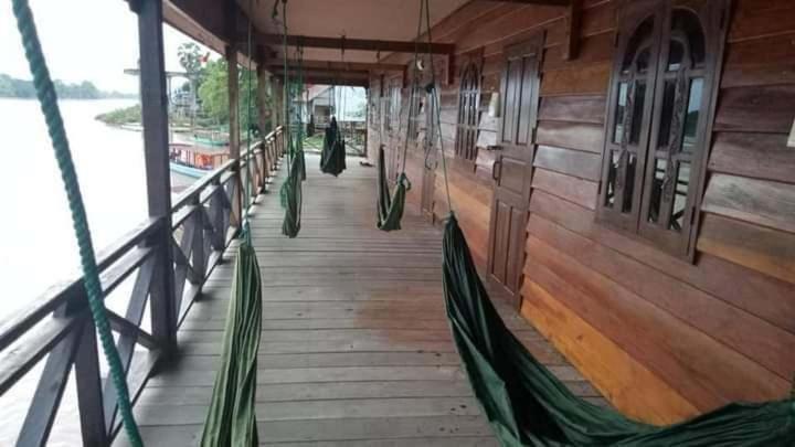 Champa Guesthouse Muang Khong Bagian luar foto
